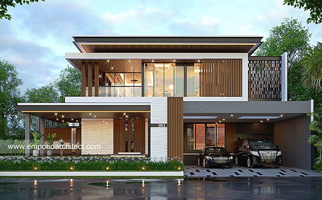 Mr. YDJ 1752 Modern House 2 Floors Design - Jakarta