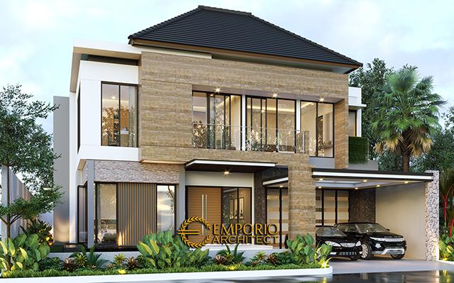 Desain Rumah Modern 2 Lantai Bapak Dharma di  Bekasi, Jawa Barat