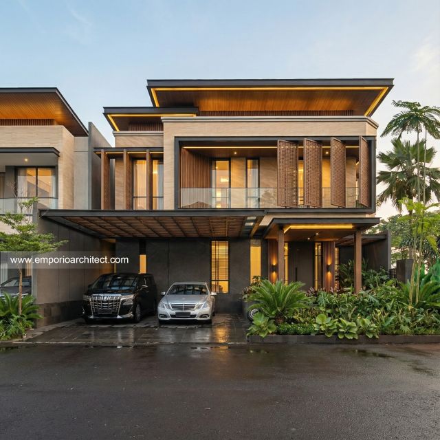 Mrs. SGY 2254 Modern House 2 Floors Design - Depok