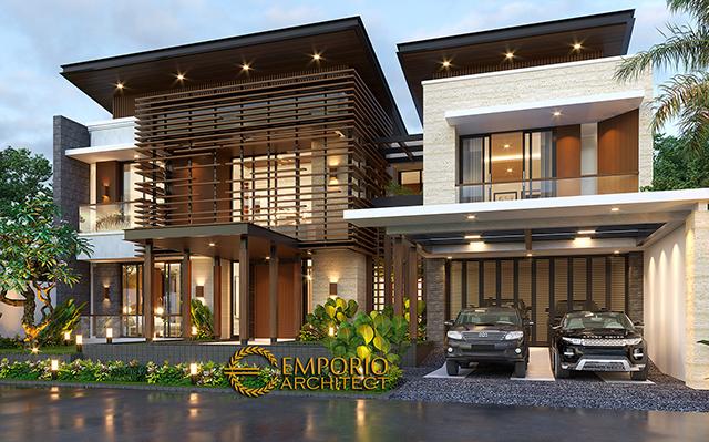 Desain Rumah Modern 2 Lantai Bapak Fatah II di  Blora, Jawa Tengah