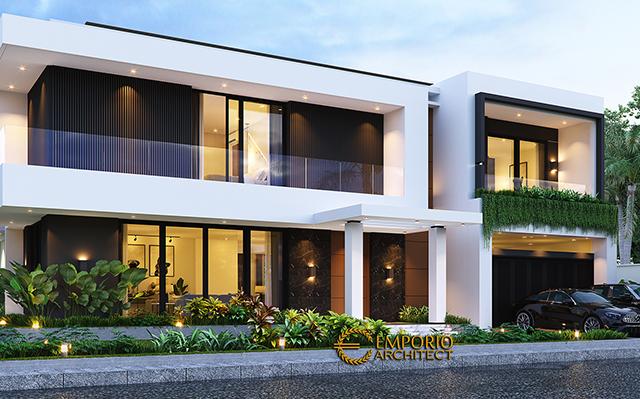Desain Rumah Modern 2 Lantai Ibu Inggrid di  Jepara, Jawa Tengah