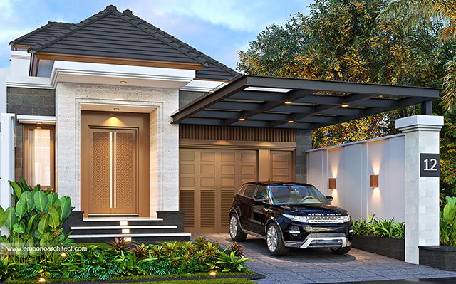 Desain Rumah Modern 2 Lantai Ibu Septa di  Banyuwangi, Jawa Timur