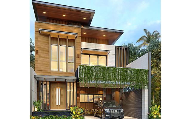 Desain Rumah Modern 2 Lantai Bapak Edo di  Surabaya