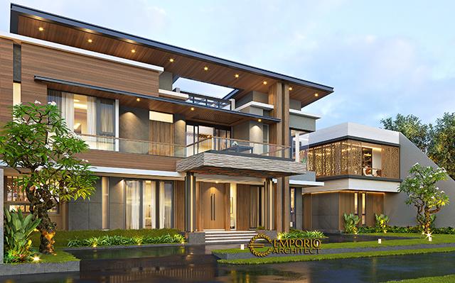 Desain Rumah Modern 2 Lantai Ibu Nana di  Sukabumi, Jawa Barat