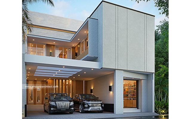 Mr. WLY 1666 Modern House 2 Floors Design - Pemalang, Jawa Tengah