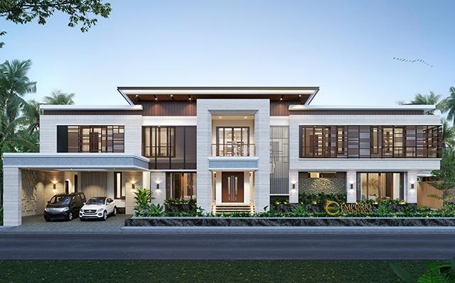 Desain Rumah Modern 2 Lantai Bapak HDY di  Banjarmasin, Kalimantan Selatan