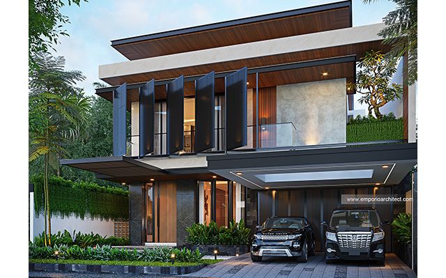 Desain Rumah Modern 2 Lantai Ibu RF 2100 di  Blora, Jawa Tengah