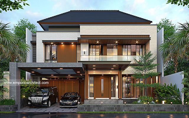 Mrs. NTL 1669 Modern House 2 Floors Design - Jakarta Utara
