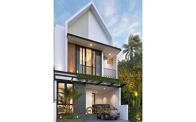 Desain Rumah Modern 2 Lantai Bapak Cipta di  Jakarta Pusat