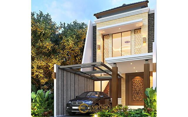 Desain Rumah Modern 2 Lantai Bapak Kris di  Jakarta