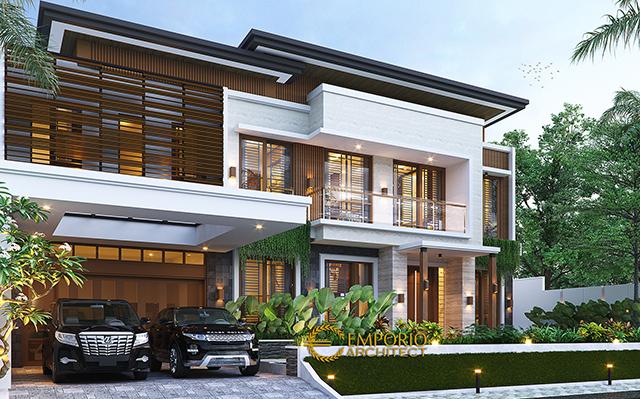Desain Rumah Modern 2 Lantai Bapak Victor di  Jawa Timur