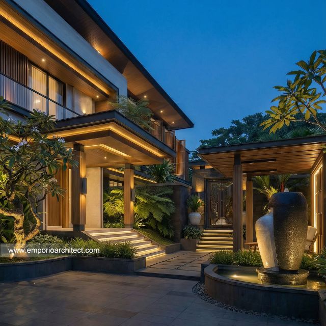 Mrs. LVV 2265 Modern House 2 Floors Design - Denpasar, Bali