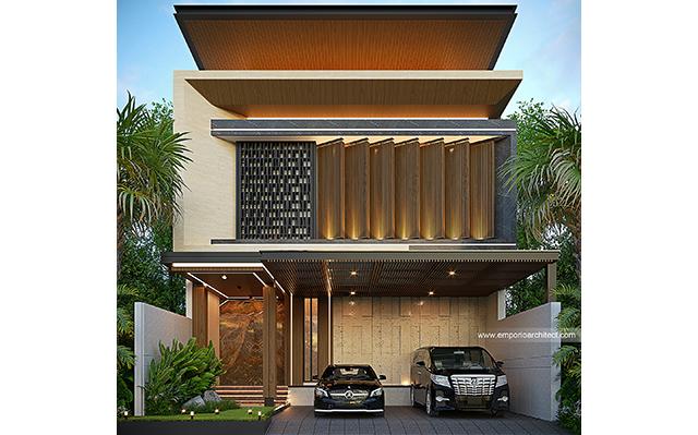 Mrs. TFN 1630 Modern House 2 Floors Design - Samarinda