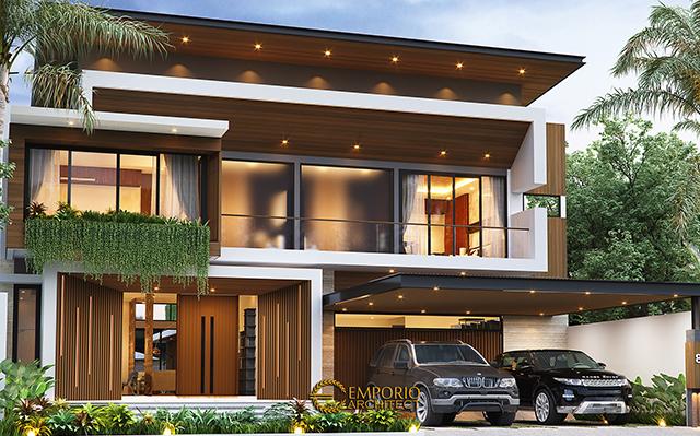 Mr. Yoga Modern House 2 Floors Design - Lampung