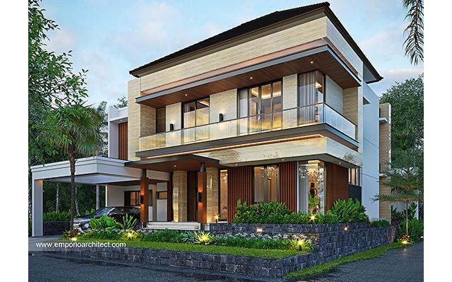 Mrs. LDY 1526 Modern House 2 Floors Design - Jakarta