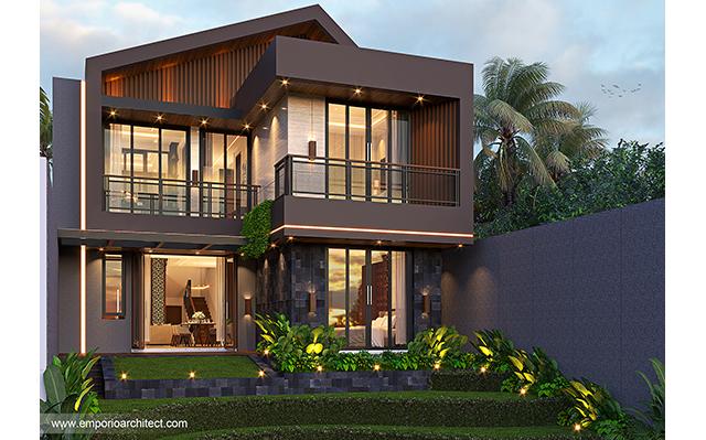 Mr. ADR 1456 Modern Contemporary House 2 Floors Design - Bandung