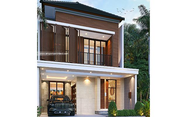 Mr. ALX 1397 Modern House 2 Floors Design - Bandung