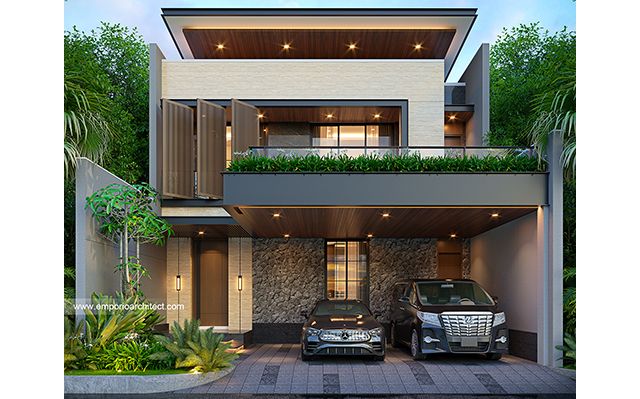 Mrs. DSW 2016 Modern House 2 Floors Design - Cilegon, Banten