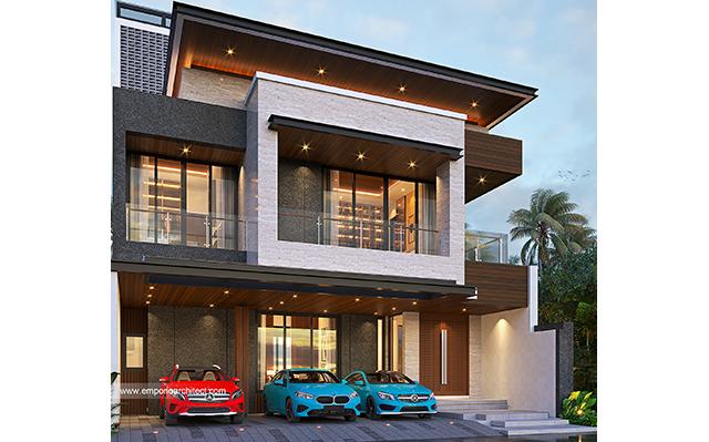 Mr. IWN 1457 Modern House 2 Floors Design - Cikarang, Bekasi
