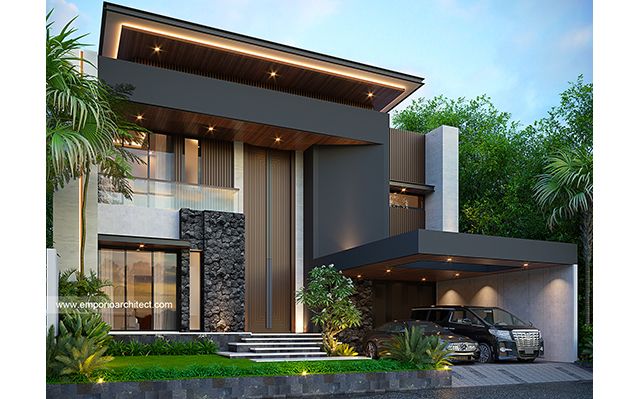 Modern House 2 Floors Design 1872 - Jakarta Timur