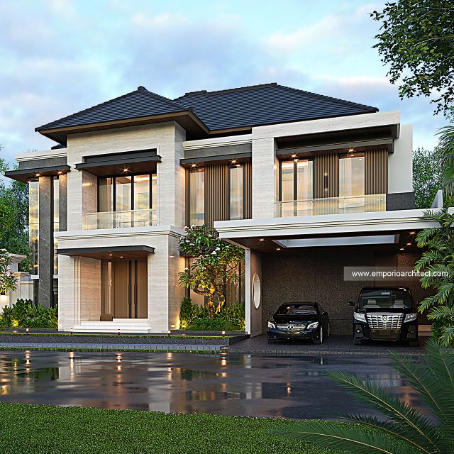 Mr. NM Modern House 2 Floors Design - Denpasar, Bali