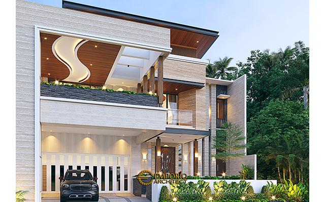 Desain Rumah Modern 2 Lantai Ibu Shanti di  Solo (Surakarta), Jawa Tengah