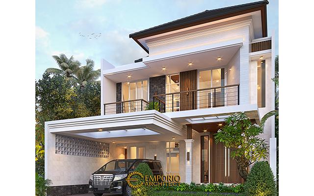 Desain Rumah Modern 2 Lantai Bapak Antonius di  Bekasi, Jawa Barat
