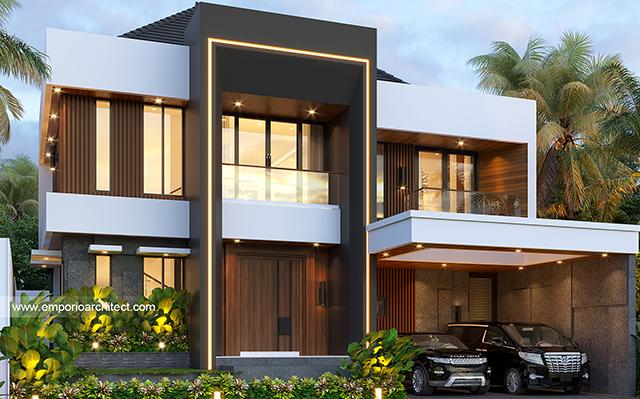 Desain Rumah Modern 2 Lantai Ibu Rita di  Badung, Bali