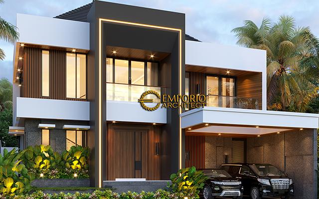 Desain Rumah Modern 2 Lantai Ibu Rita di  Badung, Bali