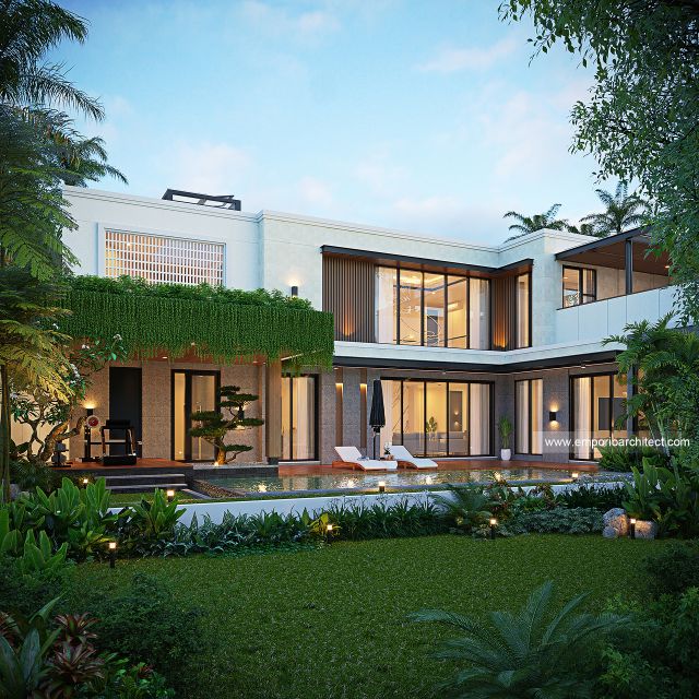 Desain Rumah Modern 2 Lantai Ibu CTA 2170 di  Samarinda