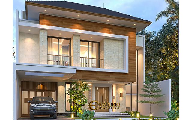 Desain Rumah Modern 2 Lantai Bapak Agus Sugiri di  Jakarta