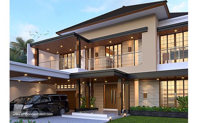 Mrs. SNT 1405 Modern House 2 Floors Design - Purwokerto