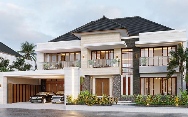 Desain Rumah Modern 2 Lantai Bapak Daniel di  Bengkulu