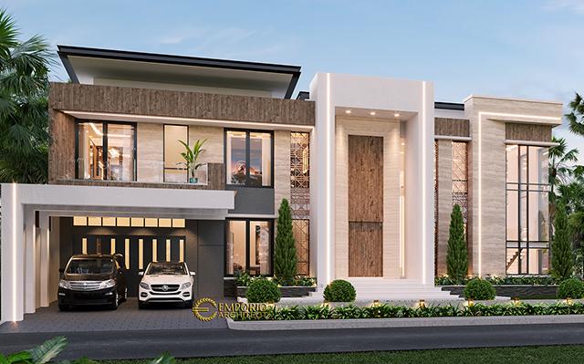 Mr. Melky Tjiang Modern House 2 Floors Design - Palu, Sulawesi Tengah