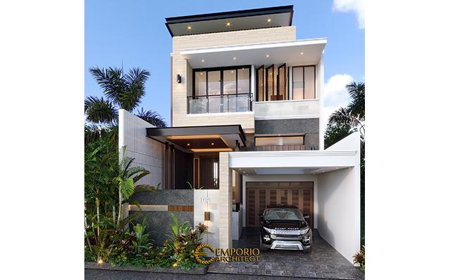 Desain Rumah Modern 2 Lantai Bapak RM di  Bogor, Jawa Barat