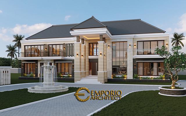 Desain Rumah Villa Bali Modern 2 Lantai Bapak Wahyudi di  Banjarmasin, Kalimantan Selatan