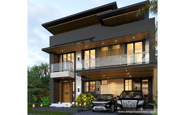 Mr. YGI 1382 Modern House 2.5 Floors Design - Makassar