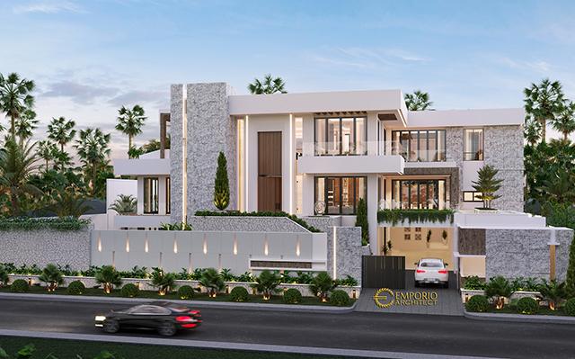 Desain Rumah Modern 2.5 Lantai Bapak Pieter di  Makassar, Sulawesi Selatan