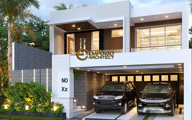 Desain Rumah Modern 2.5 Lantai Bapak Aris di  Bandung, Jawa Barat