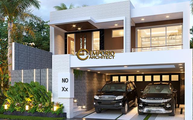 Mr. Aris Modern House 2.5 Floors Design - Bandung, Jawa Barat