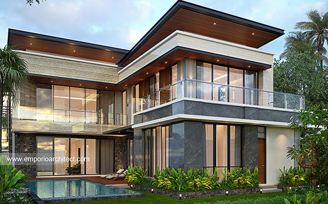 Mrs. STL 2052 Modern House 2.5 Floors Design - Jakarta