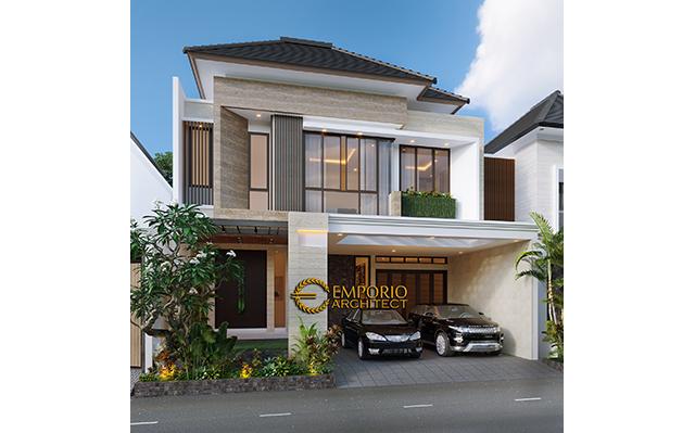 Desain Rumah Modern 2.5 Lantai Bapak Didi di  Jakarta Selatan