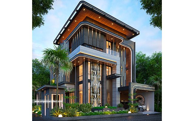 Mrs. ND 2156 Modern House 3 Floors Design - Jakarta Selatan