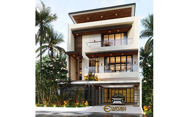 Mrs. GSL 916 Modern House 3 Floors Design - Jakarta Utara