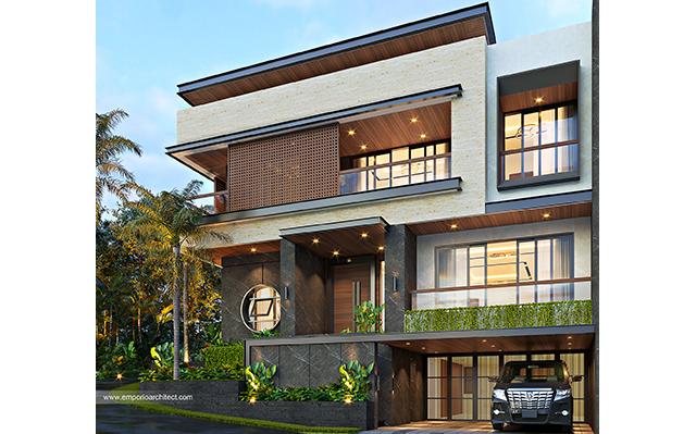 Mr. Muiz Modern House 3 Floors Design - Cibubur, Jakarta Timur