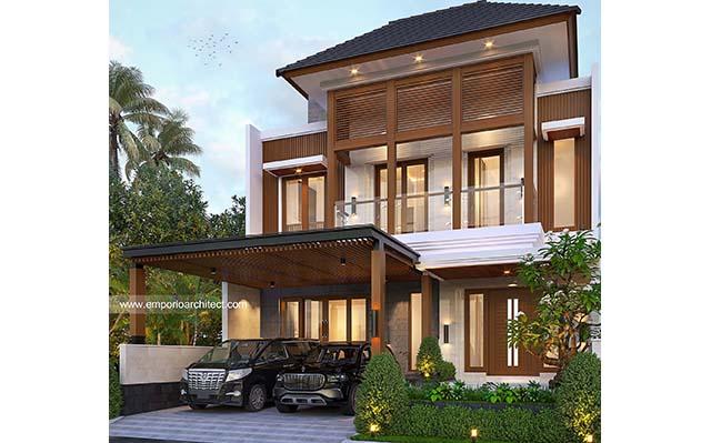 Desain Rumah Modern 3 Lantai Bapak RYM di  Makassar