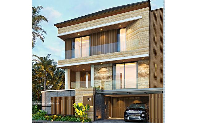 Mr. Mirza Modern House 3 Floors Design - Tangerang