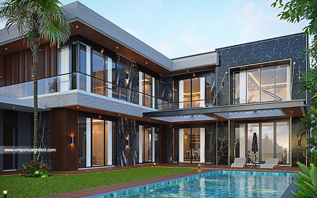 Mr. HSN 2135 Modern House 3 Floors Design - BSD, Tangerang Selatan