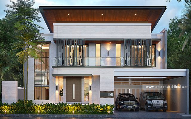 Mr. NCR 1912 Modern House 3 Floors Design - Cinere, Depok