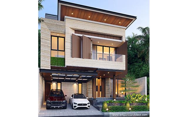 Mr. GVN 1365 Modern House 3 Floors Design - Jakarta